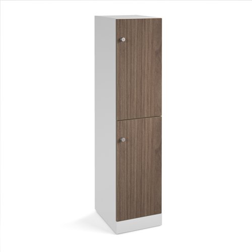 Flux 1700mm high lockers with two doors - cam lock