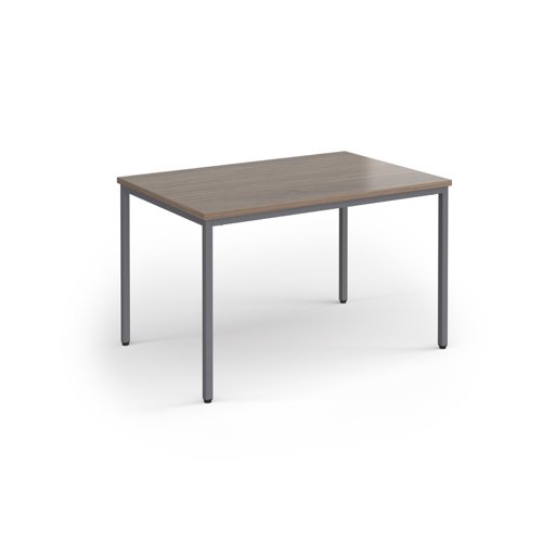 Flexi 25 rectangular table with graphite frame 1200mm x 800mm - Barcelona Walnut