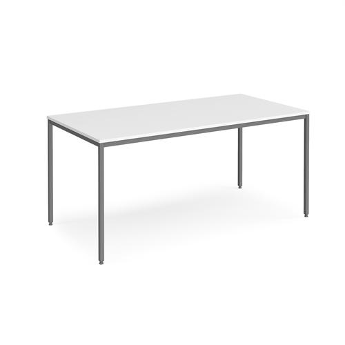 Rectangular flexi table with graphite frame