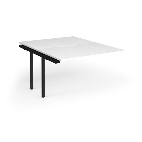 Connex Goal-Post 1200 x 1600 x 725mm Back to Back Add On Bay - Black Frame / White Top