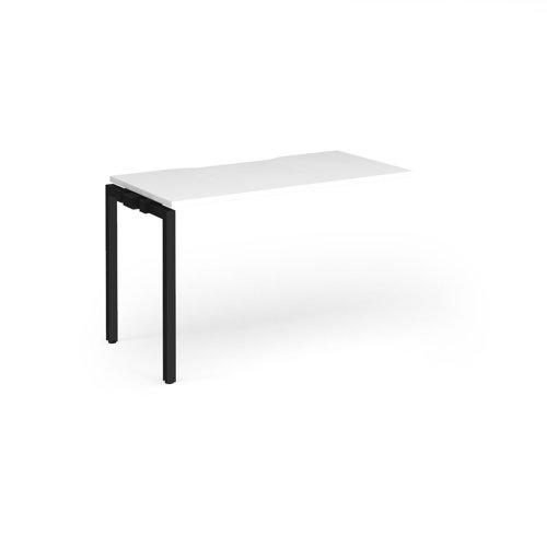 Connex Goal-Post 1200 x 600 x 725mm Single Add On Bay - Black Frame / White Top