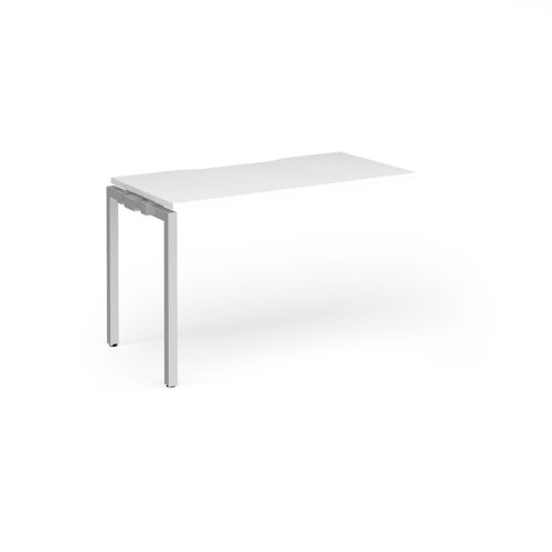 Connex Goal-Post 1200 x 600 x 725mm Single Add On Bay - Silver Frame / White Top