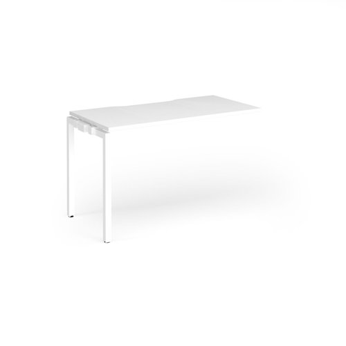 Connex Goal-Post 1200 x 600 x 725mm Single Add On Bay - White Frame / White Top