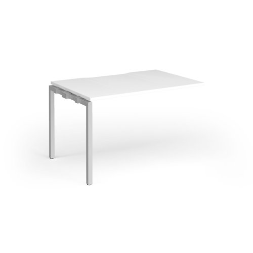 Connex Goal-Post 1200 x 800 x 725mm Single Add On Bay - Silver Frame / White Top