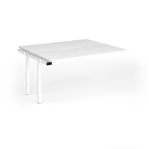 Connex Goal-Post 1400 x 1200 x 725mm Back to Back Add On Bay - White Frame / White Top