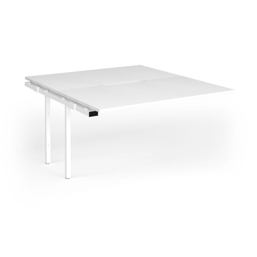 Connex Goal-Post 1400 x 1600 x 725mm Back to Back Add On Bay - White Frame / White Top