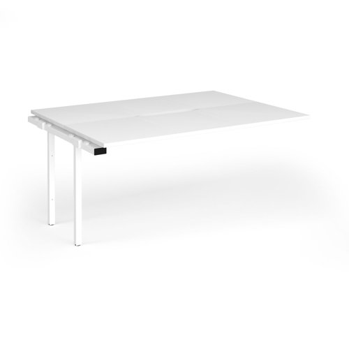 Connex Goal-Post 1600 x 1200 x 725mm Back to Back Add On Bay - White Frame / White Top