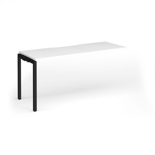 Connex Goal-Post 1600 x 600 x 725mm Single Add On Bay - Black Frame / White Top