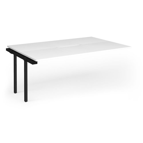 Connex Goal-Post 1800 x 1200 x 725mm Back to Back Add On Bay - Black Frame / White Top