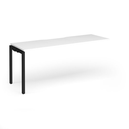 Connex Goal-Post 1800 x 600 x 725mm Single Add On Bay - Black Frame / White Top