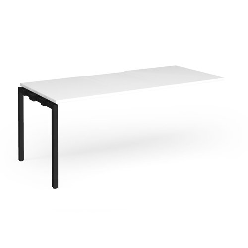 Connex Goal-Post 1800 x 800 x 725mm Single Add On Bay - Black Frame / White Top