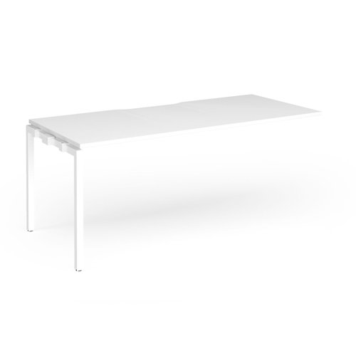 Connex Goal-Post 1800 x 800 x 725mm Single Add On Bay - White Frame / White Top