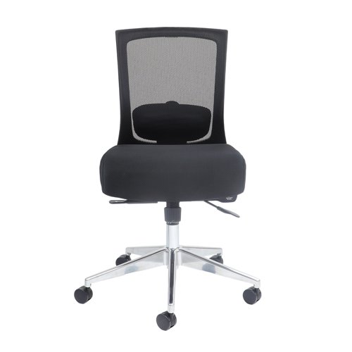 Gemini mesh task chair with no arms - black Office Chairs GEM300K2