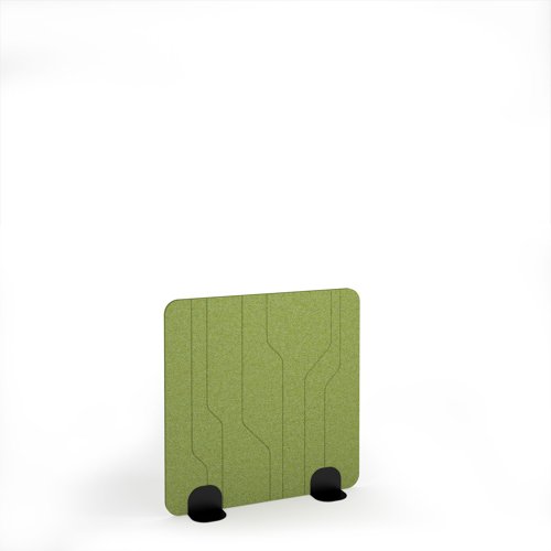 Grain Acoustic Floor Standing Black Metal Base Legs 1200w 1200h - Fruit Green