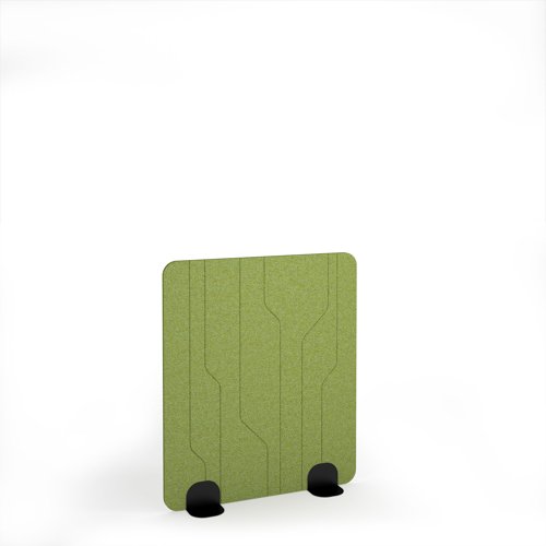 Grain Acoustic Floor Standing Black Metal Base Legs 1200w 1400h - Fruit Green