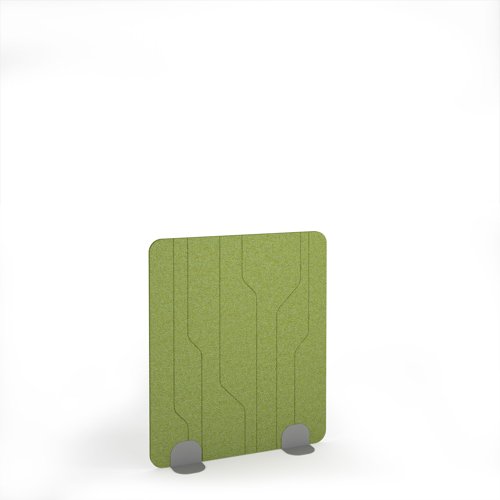 Grain Acoustic Floor Standing Silver Metal Base Legs 1200w 1400h - Fruit Green