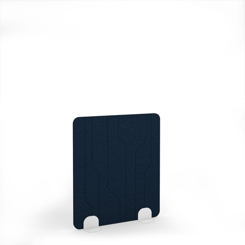 Grain Acoustic Floor Standing White Metal Base Legs 1200w 1400h - Dark Blue