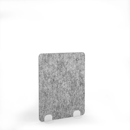 Grain Acoustic Floor Standing White Metal Base Legs 1200w 1600h - Dark Silver Grey