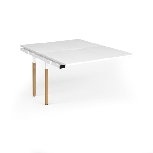 Connex Goal-Post Wooden 1200 x 1600 x 725mm Back to Back Add On Bay - White Frame / White Top