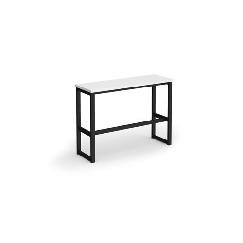 Otto Poseur benching solution high bench 1050mm wide - black frame and white top