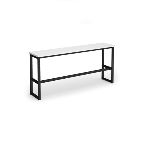 Otto Poseur benching solution high bench 1650mm wide - black frame, white top