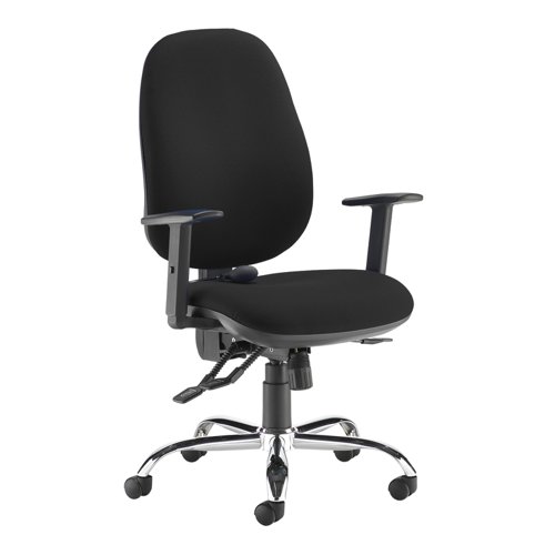 Jota ergo 24hr ergonomic asynchro task chair - black Office Chairs JXERGOB-BLK