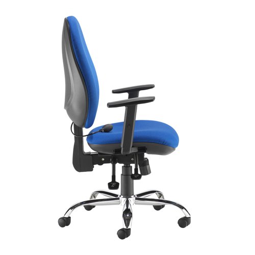 JXERGOB-BLU Jota Ergo 24hr ergonomic asynchro task chair - blue