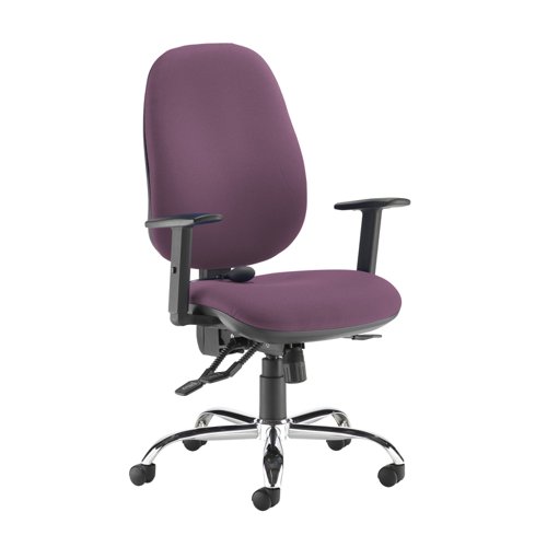 Jota Ergo 24hr ergonomic asynchro task chair - Bridgetown Purple
