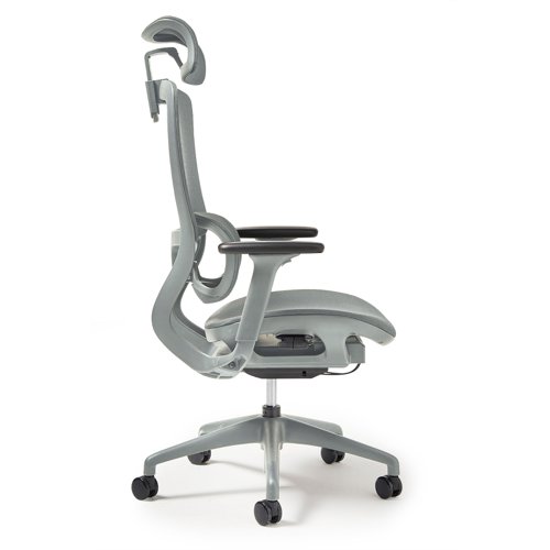 Kara high back exec mesh task chair in grey Office Chairs KAR300T1-G