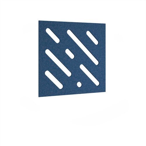 Lozenge Acoustic Ceiling - Wall Tiles 590w - Blue