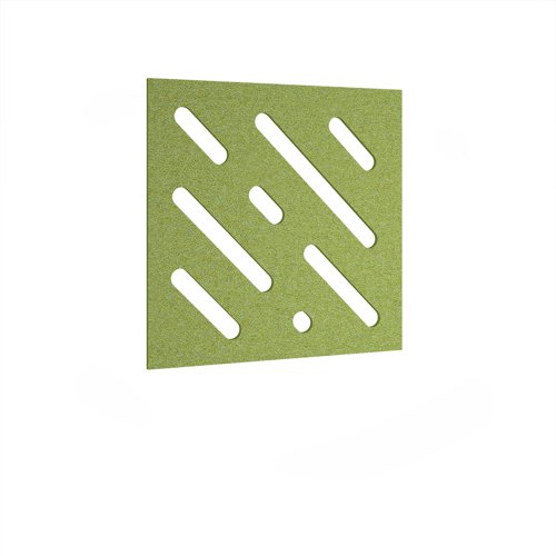 Lozenge Acoustic Ceiling - Wall Tiles 590w - Fruit Green
