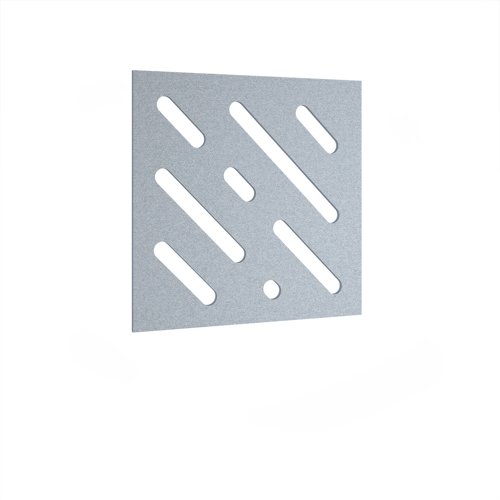 Lozenge Acoustic Ceiling - Wall Tiles 590w - Light Grey
