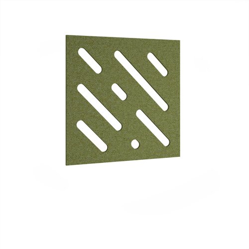 Lozenge Acoustic Ceiling - Wall Tiles 590w - Reed Green