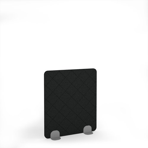 Lattice Acoustic Floor Standing Silver Metal Base Legs 1200w 1400h - Black