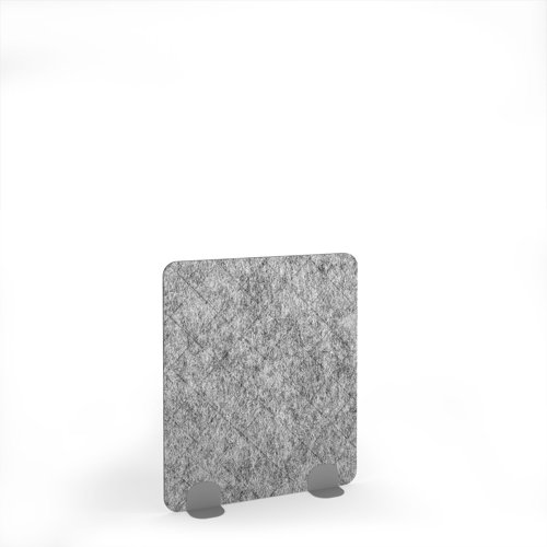 Lattice Acoustic Floor Standing Silver Metal Base Legs 1200w 1400h - Dark Silver Grey