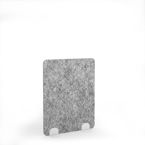 Lattice Acoustic Floor Standing White Metal Base Legs 1200w 1600h - Dark Silver Grey