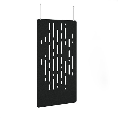 Lozenge Hanging Panel 1200w - Black