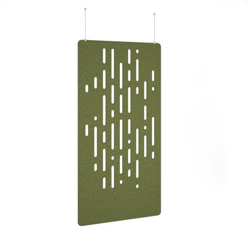 Lozenge Hanging Panel 1200w - Reed Green
