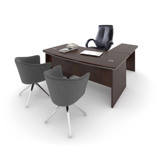 Magnum executive desk 1800mm x 900mm - dark oak