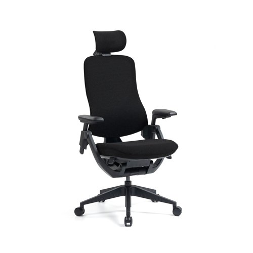 Mantra posture task chair in black fabric