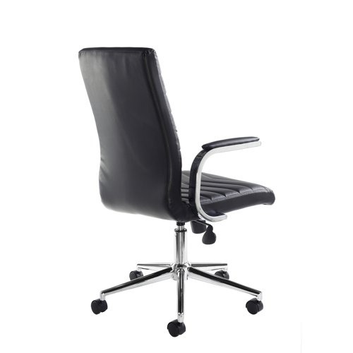 Martinez high back managers chair - black faux leather Office Chairs MAR50004