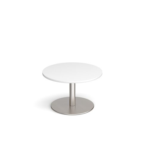 M-MCC600 Monza circular coffee table with flat round base