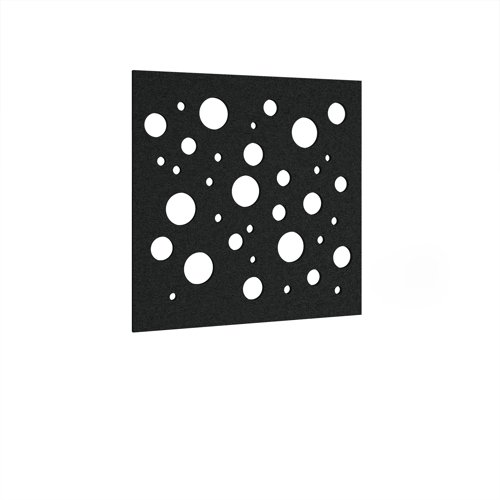 Moon Acoustic Ceiling - Wall Tiles 590w - Black