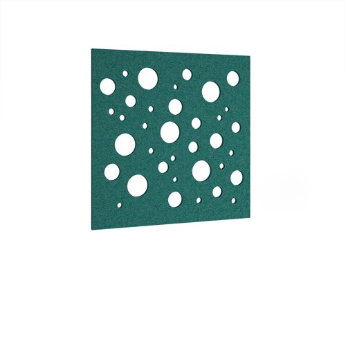Moon Acoustic Ceiling - Wall Tiles 590w - Peacock Blue