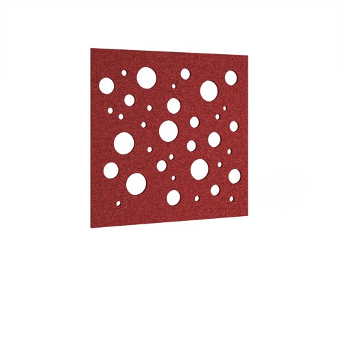Moon Acoustic Ceiling - Wall Tiles 590w - Pure Red