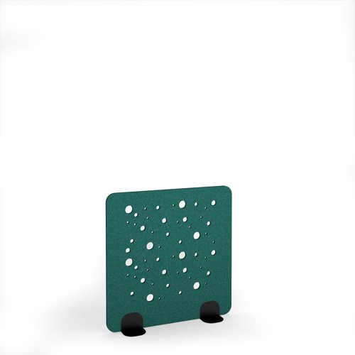 Moon Acoustic Floor Standing Black Metal Base Legs 1200w 1200h - Peacock Blue