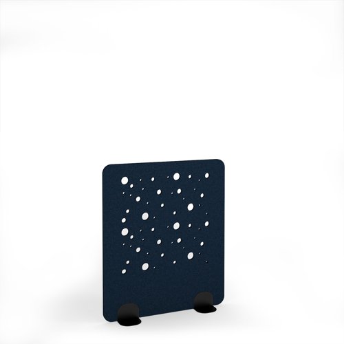 Moon Acoustic Floor Standing Black Metal Base Legs 1200w 1400h - Dark Blue