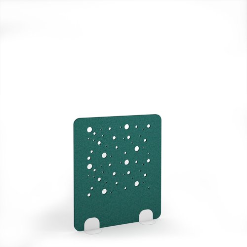 Moon Acoustic Floor Standing White Metal Base Legs 1200w 1400h - Peacock Blue