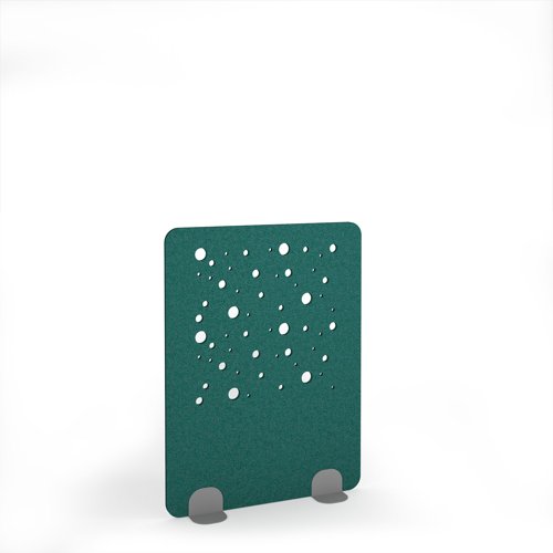 Moon Acoustic Floor Standing Silver Metal Base Legs 1200w 1600h - Peacock Blue