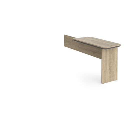 Magnum executive desk return 1120mm x 500mm - light oak